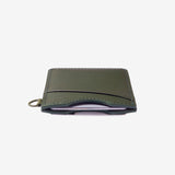 THREAD OLIVE GREEN VERTICAL WALLET