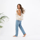 ALOHA REVERSIBLE TOTE PACIFIC ON LEMU BLUE