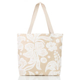 ALOHA REVERSIBLE TOTE PACIFIC ON LEMU BLUE