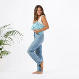 ALOHA MID POUCH PACIFIC ON LEMU BLUE