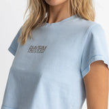 RHYTHM SOUND OF CHANGE VINTAGE CROP CREW TEE