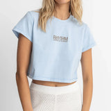 RHYTHM SOUND OF CHANGE VINTAGE CROP CREW TEE