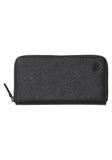 Tree Hugger Leather Large Wallet Black