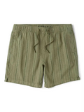 Grad Stripe 17" Elastic Linen Walkshort-SAG