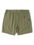 Grad Stripe 17" Elastic Linen Walkshort-SAG