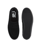 VANS MENS SKATE LOAFER SUEDE SHOE BLACK