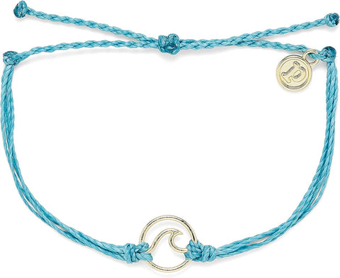 PURA VIDA TURQUOISE GOLD WAVE CHARM