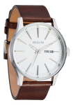 NIXON VEGETABLE TANNED BAND BROWN 23mm