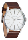 NIXON VEGETABLE TANNED BAND BROWN 23mm