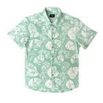 ISLAND CREW MINT ALOHA SHIRT