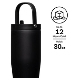 CORKCICLE GO CUP XL MATTE BLACK 30oz