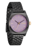 NIXON MEDIUM TIME TELLER  GUNMETAL/ LAVANDER