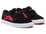 LAKAI GRIFFIN KIDS BLACK FLAME SUEDE