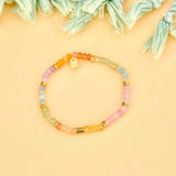 PURA VIDA OMBRE RAINBOW BEAD STRETCH BRACELET