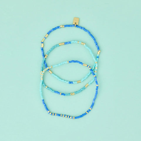 PURA VIDA MIXED SEED BEAD STRETCH