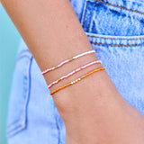 PURA VIDA MIXED SEED STRETCH BRACELET