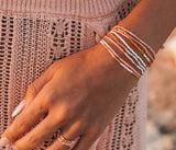 PURA VIDA MIXED SEED STRETCH BRACELET