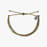 PURA VIDA OLIVE GREEN BRACELET