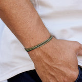 PURA VIDA OLIVE GREEN BRACELET
