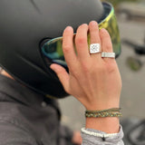 PURA VIDA OLIVE GREEN BRACELET