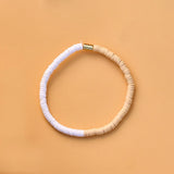 PURA VIDA SEASCAPE VINYL DISC STRETCH BRACELET