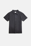 RHYTHM CLASSIC LINEN SS SHIRT BLK