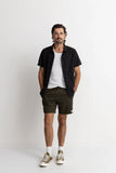 RHYTHM CLASSIC LINEN SS SHIRT BLK