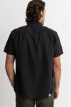 RHYTHM CLASSIC LINEN SS SHIRT BLK