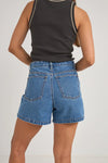 RHYTHM BRISAS HIGHT WAIST DENIM SHORTS