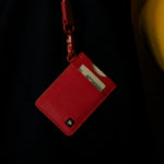 THREAD RED VERTICAL WALLET