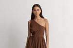 RHYTHM TYLER ONE SHOULDER MAXI DRESS
