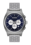 NIXON TIME TELLER CHRONO SILVER/ MIDNIGHT