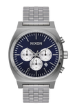 NIXON TIME TELLER CHRONO SILVER/ MIDNIGHT