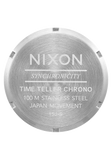 NIXON TIME TELLER CHRONO SILVER/ MIDNIGHT