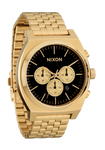 NIXON TIME TELLER CHRONO  GOLD/BLACK