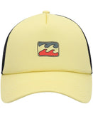 BILLABONG PODIUM YELLOW TRUCKER CAP