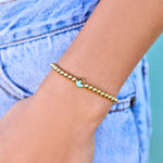 PURA VIDA ENAMEL WAVE BALL BEAD STRETCH