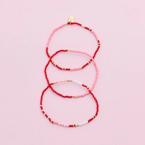 PURA VIDA BE MINE STRETCH BRACELET SET OF 3