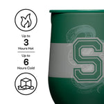 CORKCICLE 12oz STEMLESS SLYTHERIN