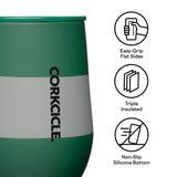 CORKCICLE 12oz STEMLESS SLYTHERIN