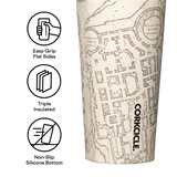 CORKCICLE MARAUDERS MAP TUMBLER 16oz