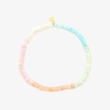 PURA VIDA PINK SANDS PUKA STRETCH ANKLET