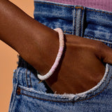 PURA VIDA PINK SANDS STRETCH BRACELET