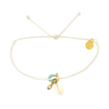 Pura Vida bonne chance gold bracelet
