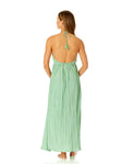 Ibiza Women's V Neck Jewel Maxi Dress
