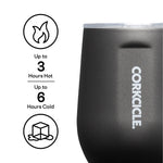 CORKCICLE CERAMIC SLATE/GREY STEMLESS