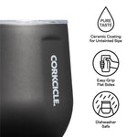 CORKCICLE CERAMIC SLATE/GREY STEMLESS