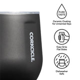 CORKCICLE CERAMIC SLATE/GREY STEMLESS