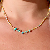 PURA VIDA SOLANA SEED BEAD CHOKER