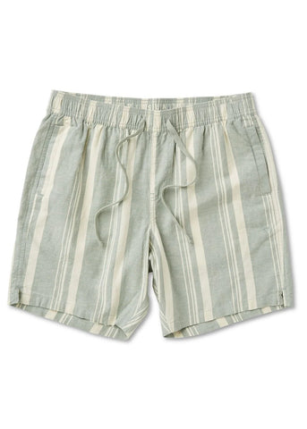 VISSLA J. LINEN STRIPE ELASTIC